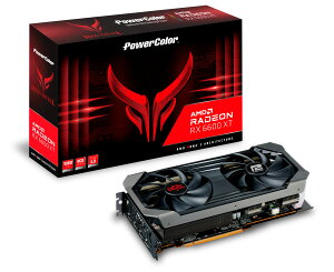 POWERCOLOR AMD Radeon RX6600XT���� �O���t�B�b�N�{�[�h GDDR6 8GB �y�������K�㗝�X�i�z AXRX 6600XT 8GBD6-3DHE/OC