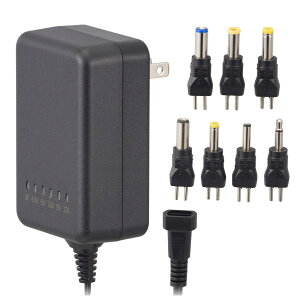 AC�}���`�A�_�v�^�[ DC3�`12V �o��6�i�K�ؑ� �ϊ��v���O�t�� ���ɐ��Ή� �ėp�d���A�_�v�^�[ �Ɠd �d�q�@��p