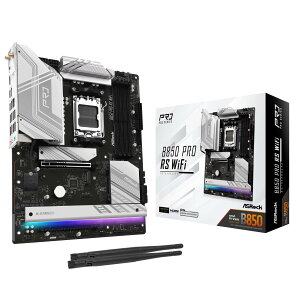 ASRock �}�U�[�{�[�h B850 Pro RS WiFi AMD Ryzen 9000 / 8000 / 7000 �V���[�Y CPU (Soket AM5) �Ή� DDR5 ATX �}�U�[�{�[�h �y�������K�㗝�X�i�z
