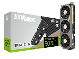 ZOTAC GAMING GeForce RTX 5070 Ti SOLID SFF OC 16GB GDDR7 �O���t�B�b�N�X�{�[�h ZT-B50710J3-10P VD9132