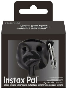 instax �x�m�t�C����(FUJIFILM) �`�F�L instax mini Pal��p�V���R���P�[�X �W�F���u���b�N INS PAL SIL CASE BLACK