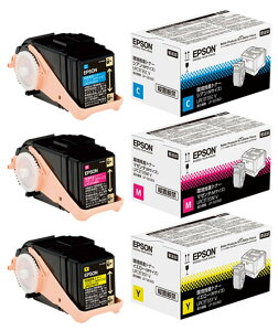 EPSON �����i�g�i�[LPC3T35CV/MV/YV �J���[3�F�Z�b�g �����i