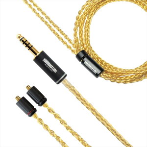 NOBUNAGA Labs �Y�W Miotukushi MMCX ���P�[�u�� 4.4mm5�Ƀo�����X�Ή� 8�c�⃁�b�L�� ������ �C���z���P�[�u�� NLS-MIO