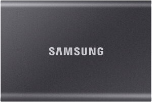 Samsung T7 2TB �ő�]�����x1,050MB/�b PS4/PS5����m�F�ς� USB3.2 Gen2 �O�t��SSD (�|�[�^�u��SSD) �O���[ MU-PC2T0T/EC [���s�A���i]