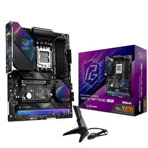 ASRock �}�U�[�{�[�h X870 Riptide WiFi AMD Ryzen 9000 �V���[�Y CPU (Soket AM5) �Ή� X870 �`�b�v�Z�b�g ATX �}�U�[�{�[�h �y�������K�㗝�X�i�z