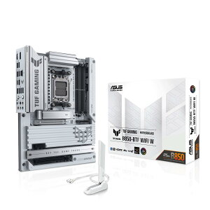 ASUS AMD Socket AM5 AMD Ryzen 9000 & 8000 & 7000 �V���[�Y B850 �`�b�v�Z�b�g ATX �}�U�[�{�[�h TUF GAMING B850-BTF WIFI W