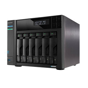 ASUSTOR Lockerstor 6 Gen2+ �f���A��5Gb�C�[�T�l�b�g�AM.2 SSD�X���b�g4��� �N���G�C�^�[��r�W�l�X�ɍœK��NAS�E6�x�C���ځuAS6706T v2�v