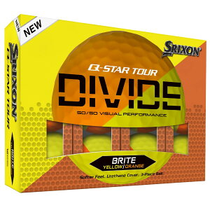 �X���N�\�� 2025 Q-STAR TOUR DIVIDE �S���t�{�[�� 1�_�[�X 12���� �L���[�X�^�[ SRIXON GOLF BALL USA���A���i ���s�A��