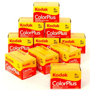 Kodak �R�_�b�N �J���[�l�K�t�B���� Color Plus 200 35mm 36���B 10�{�p�b�N �܂Ƃߔ��� �Z�b�g �t�B�����J�����p 35mm�t�B���� �A�i���O�ʐ^ �B�e�p�i