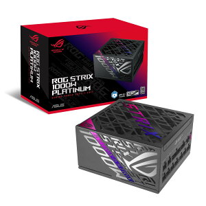 ASUS PSU GPU-FIRST ��^��ROG�q�[�g�V���N 0dB�e�N�m���W�[ ATX 3.1 �Ή� 80 PLUS�v���`�i�F�� 1000W ROG-STRIX-1000P-GAMING �������K�㗝�X�i