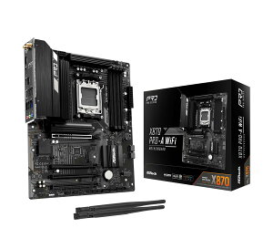 ASRock �}�U�[�{�[�h X870 Pro-A WiFi AMD Ryzen 9000/8000/7000 �V���[�Y CPU(Soket AM5)�Ή� X870 �`�b�v�Z�b�g ATX �}�U�[�{�[�h �y�������K�㗝�X�i�z