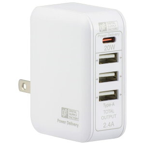 �I�[���d�@ AC�[�d�� AC�A�_�v�^�[ 4�|�[�g Type-Cx1 Type-Ax3 �}���[�d�Ή� MAV-AUPD2032-W 01-3796 OHM