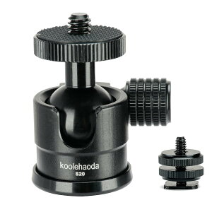 Koolehaoda ���R�_�� �~�j�{�[���w�b�h 360°��] �J�����O�r�p 1/4�l�W �R�[���h�V���[�t �ω׏d5kg ��჌�t �~���[���X �r�f�I�J�����Ή� �B�e�A�N�Z�T���[