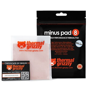 �e�a�Y�� Thermal Grizzly minusPad8 �I�[�o�[�N���b�J�[���������\�T�[�}���p�b�h TG-MP8-100-100-15-1R