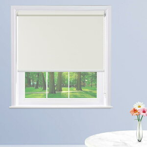 FHSBlinds ���[���X�N���[�� �˂����莮 FHSBlinds ���[���J�[�e�� �������s�v 1���Ռ� ���ς莮 �I�[�_�[���C�h �ՔM �`�F�[���� UV�J�b�g �h�� ��35~230cm/��300cm FS-MLS-KAOLA �A�C�{���[ ��60*��2