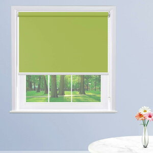 FHSBlinds ���[���X�N���[�� �˂����莮 FHSBlinds ���[���J�[�e�� �������s�v 1���Ռ� ���ς莮 �I�[�_�[���C�h �ՔM �`�F�[���� UV�J�b�g �h�� ��35~230cm/��300cm FS-MLS-KAOLA �� ��55*��135cm