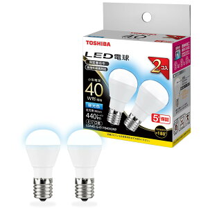 TOSHIBA(����) LED�d�� E17 A�` 40W���� �L�z�� �����F 2P �����Ή� LDA4D-G-E17S40V2RP