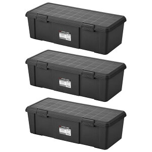 ���[�{�b�N�X 68L 3�Z�b�g �R���e�i ���O���[ ��90×���s40×����28cm �`���R�[���O���[ �W�t�� ���C�h ��^ �P�[�X