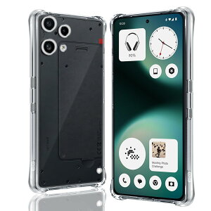 Nothing Phone (3a) lite �P�[�X ���� Nothing Phone 3a lite �J�o�[ �N���A �\�t�g TPU �ϏՌ� �ČRMIL�K�i ���^ �y�� ���h�~ �l������~�� �r�M �ω��� �ی�P�[�X