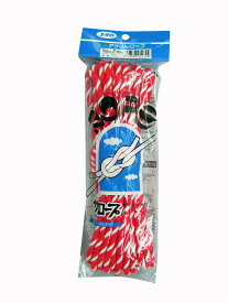 ユタカメイク アクリルロープ 紅白 6mm×10m A-86 太さ6ミリ 長さ10メートル 手芸 工芸 紐 ひも ロープ 祭事 式典装飾