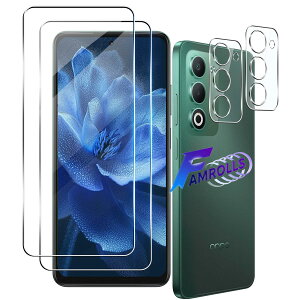 OPPO A5 5G �K���X�t�B���� 2�� + �J�����t�B���� 2���Z�b�g ���{���f�� ���Ɏq�� �����K���X �ی�t�B���� �d�x9H �ϏՌ� ��U�h�~ OPG06 CPH2751 A502OP �Ή� �t���ی�t�B���� �I�b�| �t�B���� �P�[
