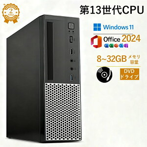 �_�ŐVOffice2024���ځ^ �f�X�N�g�b�v�p�\�R�� �V�i ��13���� Core i7 DVD�h���C�u���� ���^ �ȃX�y�[�X 8/16GB SSD �ő�1TB Windows11 Pro �����ݒ�ς� �f�X�N�g�b�vPC �r�W�l�X PC Wi-Fi6 Bluetooth 4K�Ή� �@�l 