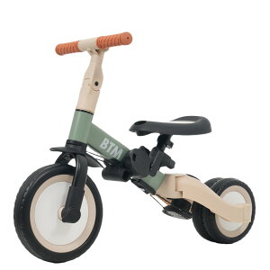 三輪車 足けりバイク 一台4役 ベビーカー かじとり 手押し棒付 セーフティーガード付き 子供用三輪車 子供自転車 3輪 キッズ 幼児 自転車 バイク ペダル付き コントロールバー付き 乗用玩具