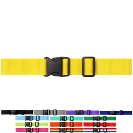 ＼楽天1位★即日出荷／ スーツケースベルト 目印 スーツケースバンド 固定ベルト おしゃれ シンプル 旅行 便利グッズ 派手 ワンタッチ ベルト 海外旅行 キャリーケース キャリーバッグ 十字 ロック 目立つ 使い方 かわいい 二重 ロング 長さ2m 送料無料