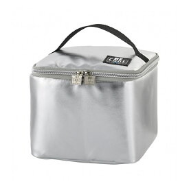 【 ポイント20倍 】BE-CooL 保冷ランチバッグ シルバー 保冷 防水 断熱 折りたたみ式 弁当箱 メイク入れ 小物入 アイス入れ サブバッグ 保冷