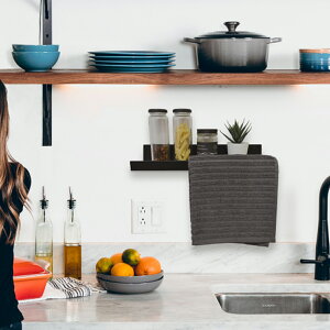 プレートシェルフ マットブラック 幅35cm 奥行12cm 鉄 スチール 石膏ボードアンカー付属 ウォールシェルフ トイレ 玄関 リビング 手洗い キッチン 寝室 壁面 収納 ウォールラック スリム diy ス