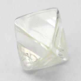 天然 ダイヤモンド ソーヤブル結晶 正八面体 トライゴン 0.385ct Iカラー VVS1 ソ付