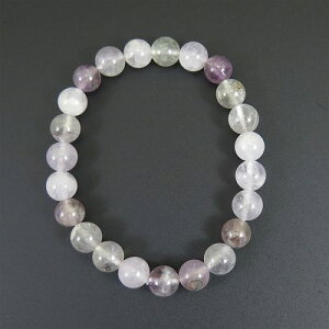 H&E社 オーラライト23(AZOZEO) 8mm玉ブレスレット(証明書付き)16.4g