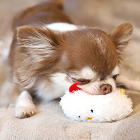 犬 おもちゃiDog アイドッグ のびのびなっとう 鈴とカシャカシャ音と鳴き笛入り にわとり 鳴き笛入り 布製 ぬいぐるみ ドッグトイ 犬のおもちゃ 玩具 笛入り 音 鈴 カシャカシャ 超小型犬 小型犬 犬用 ペットおもちゃ わんこ 犬の自然派食料品店エノネ