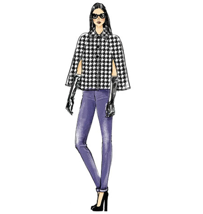 楽天市場 英語版vogue Patterns ヴォーグ パターンズ初級者の方向けケープ 型紙 輸入生地のenop Wise