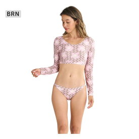 ROXY（ロキシー）PARTY WAVES L/S BIKINI レディース 2025春夏モデル 水着 ビキニ スイムウェア サーフィン RSW251006