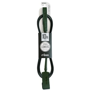 TLS�i�c�[���X�j ���[�V���R�[�h LOWERS LEASH 10ft 6mm �����O�{�[�h �A���N������ �yLOWERS-10A�z