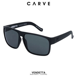 CARVE 5030-IJ VENDETTA FLOATING MATT BLACK/HYDROPHOBIC POLARIZED�@ �X�N�G�A�^�T���O���X