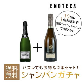 【送料無料】エノテカ ワインセット シャンパンガチャ CG6-1 [750ml x 2] ワイン 飲み比べ