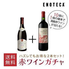【送料無料】エノテカ ワインセット 赤ワインガチャ RG6-1 [750ml x 2] ワイン 飲み比べ