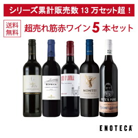 【送料無料】ワイン ワインセット 超売れ筋赤ワイン5本セット RC4-1 [750ml x 5]