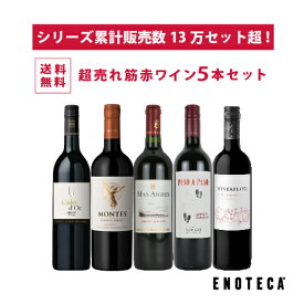 【送料無料】ワイン ワインセット 超売れ筋赤ワイン5本セット RC6-1 [750ml x 5]