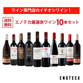 エノテカ ワイン専門店のイチオシ！エノテカ厳選赤ワイン10本セット PA5-1 [750ml x 10] ワイン ワインセット 飲み比べ 送料無料