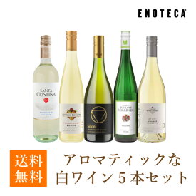 【送料無料】ワイン ワインセット アロマティックな白ワイン5本セット WR5-3 [750ml x 5]