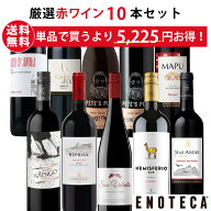 エノテカ ワイン専門店のイチオシ！エノテカ厳選赤ワイン10本セット PA4-1 [750ml x 10] ワイン ワインセ…