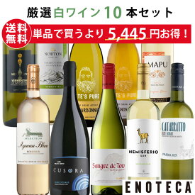 エノテカ ワイン専門店のイチオシ！エノテカ厳選白ワイン10本セット PB4-1 [750ml x 10] ワイン ワインセット 飲み比べ 送料無料【AM9時迄最短当日出荷】