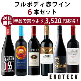【送料無料】エノテカ ワインセット フルボディ赤ワイン6本セット RV4-1 [750ml x 6] ワイン 飲み比べ【AM9時迄最短当日出荷】