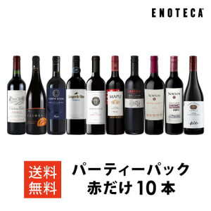 ワイン ワインセット パーティーパック 赤だけ10本 AQ3-3 [750ml x 10]送料無料