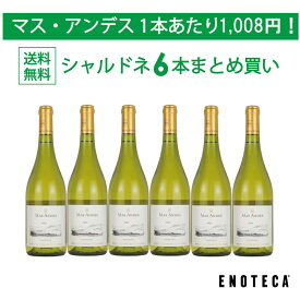 【送料無料】ワイン ワインセット マス・アンデス シャルドネ6本まとめ買い [750ml x 6]