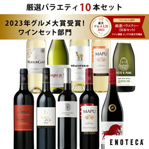 エノテカ 売れ筋No.1！厳選バラエティー10本セット PP10-1 [750mlx10] (赤・白・泡 10本）ENO