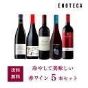 【送料無料】エノテカ ワインセット 冷やして美味しい赤ワイン5本セット VB7-1 [750ml x 5] ワイン 飲み比べ【AM9時迄最短当日出荷】